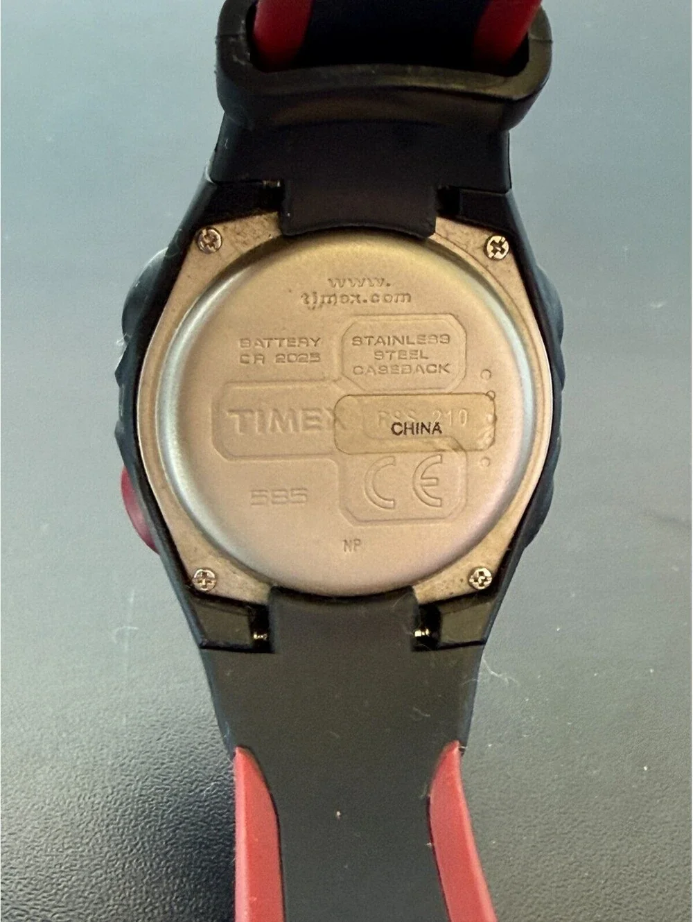 TIMEX 585 Digital Watch *NEEDS BATTERY* Heart Rate Monitor Indiglo Wr 50m